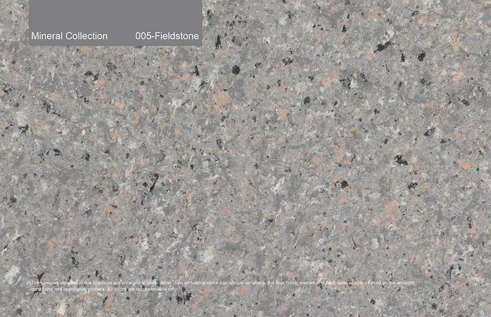 Mineral Collection - 005 - Fieldstone. Custom color and granite-like finish.