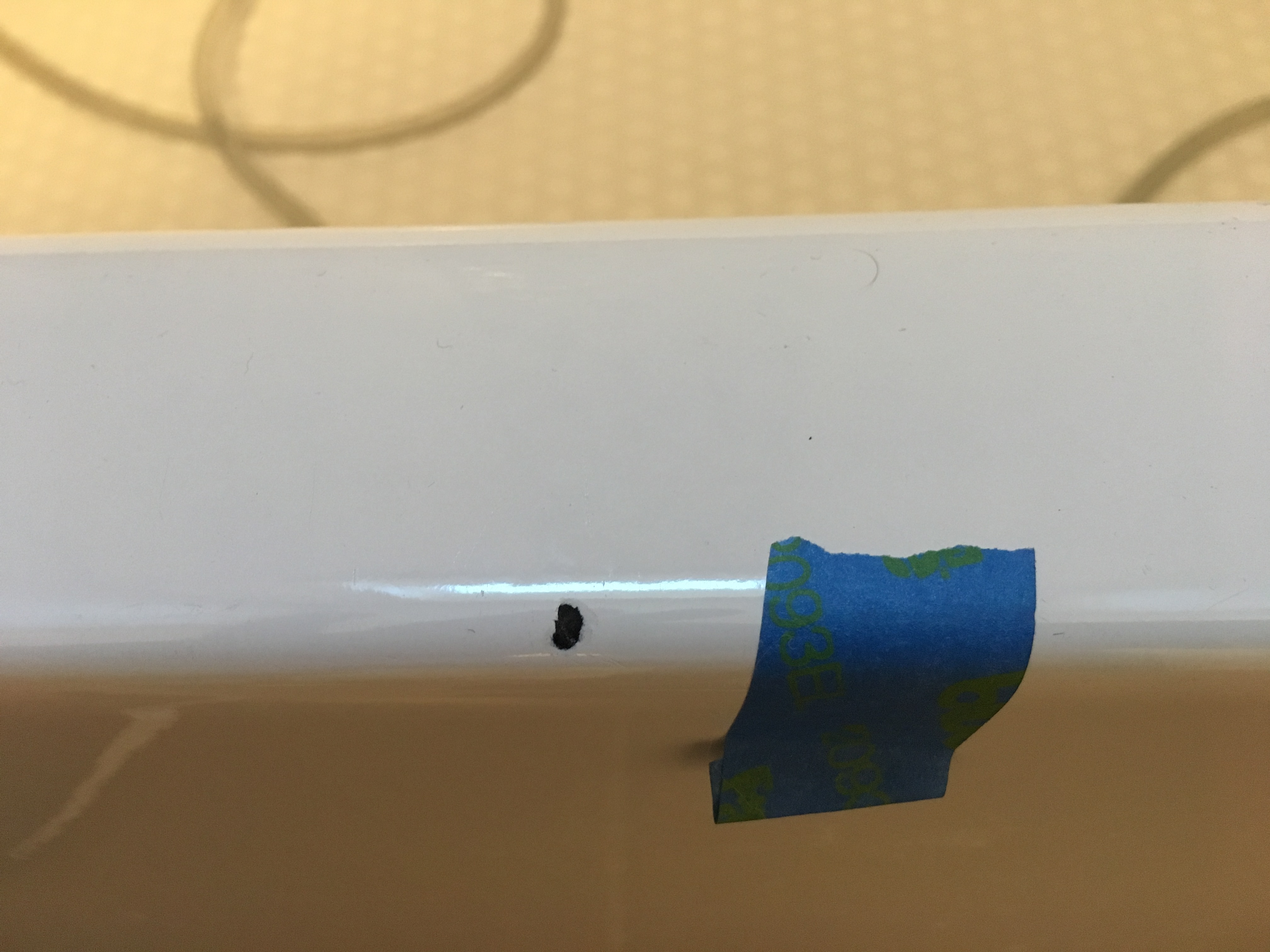 Bathtub refinishing, spot repair before repair work - NuFinishPro