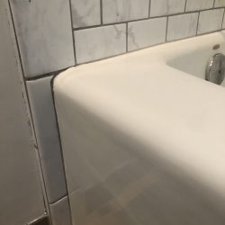 Bathtub refinishing, spot repair after - NuFinishiPro