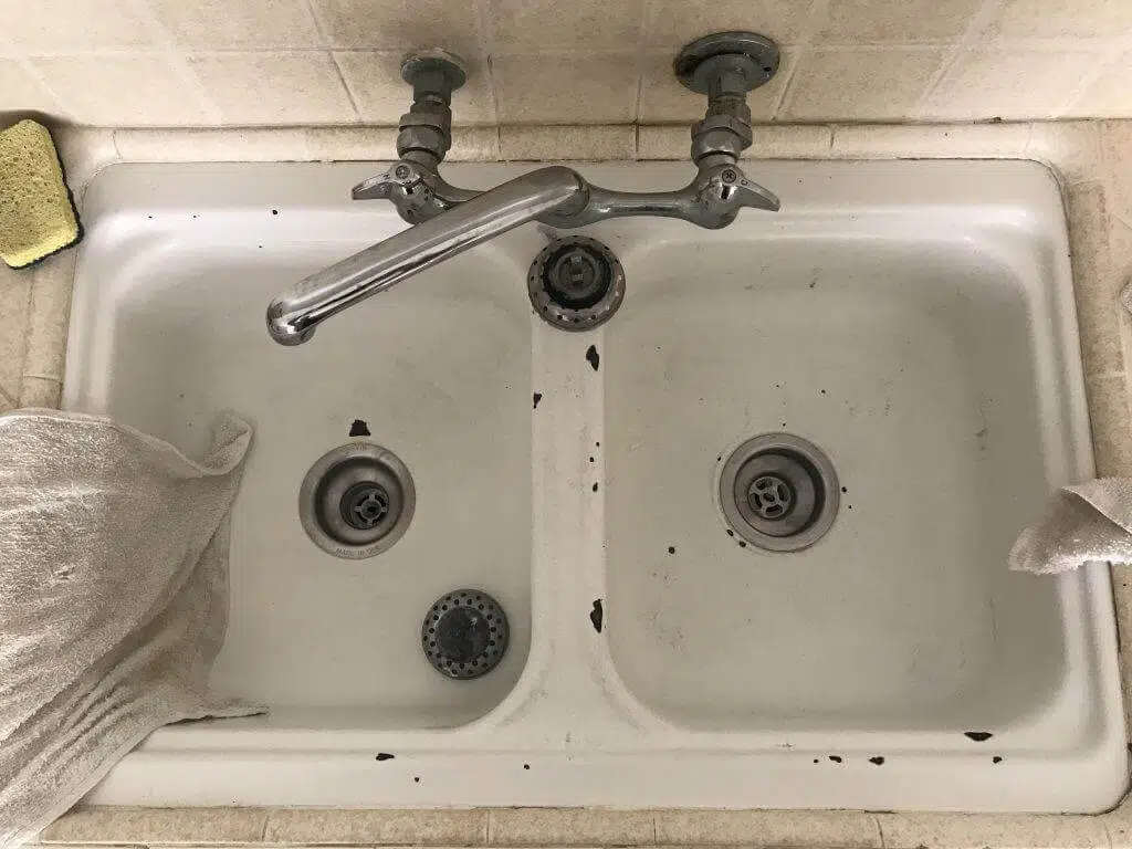 Sink re-glazing, and spot repairs before work done- NuFinishPro