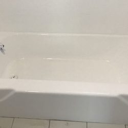 Bathtub refinishing, tile resurfacing, after - NuFinishPro