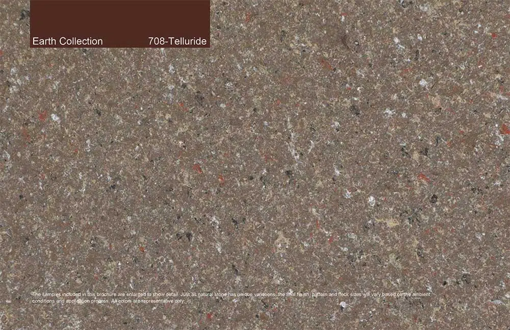 Earth Collection - 708 - Telluride. Custom color and granite-like finish.