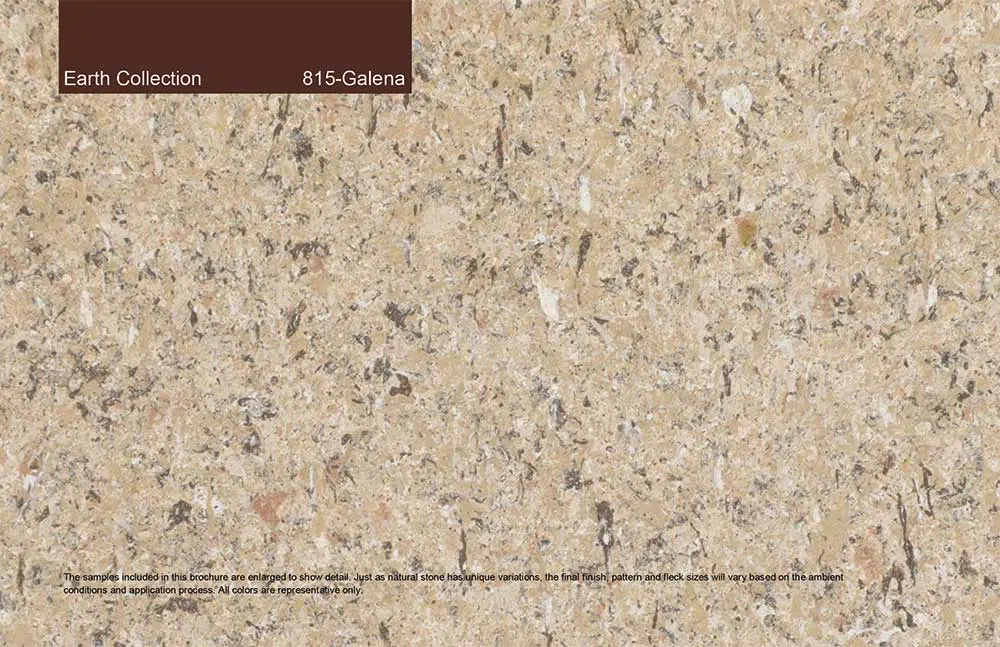 Earth Collection - 815 - Galena. Custom color and granite-like finish.