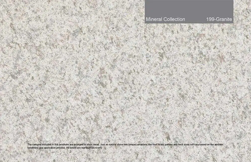 Mineral Collection - 199 - Granite. Custom color and granite-like finish.