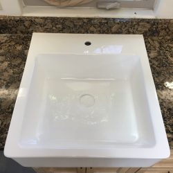 Kitchen sink re-glazing after - NuFinishPro