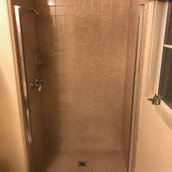 Bathroom Refinishing, Shower resurfacing after - NuFinishPro