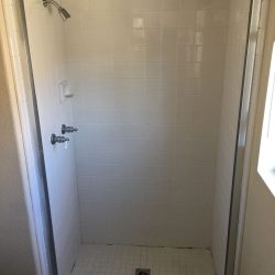 Bathroom Refinishing, shower resurfacing before - NuFinishPro