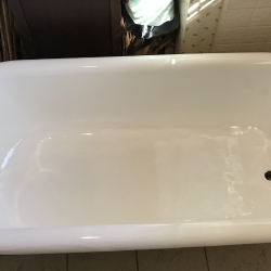 Bathtub refinishing, spot repairs after - NuFinishPro