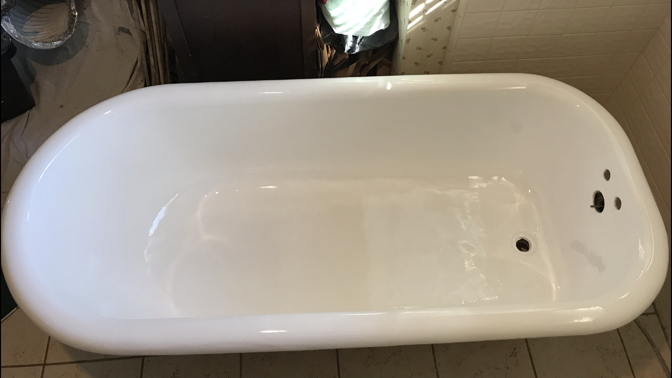 bathtub refinishing after - NuFinishPro