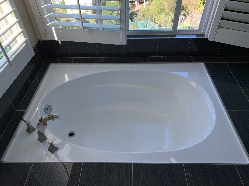 Large Sauna Bathtub Refinishing After Work - NuFinishPro