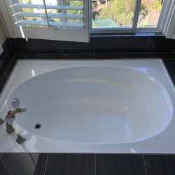 Large sauna bathtub refinishing after work - NuFinishPro