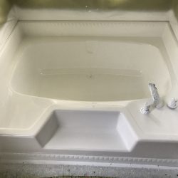 Large sauna bathtub refinishing after work - NuFinishPro