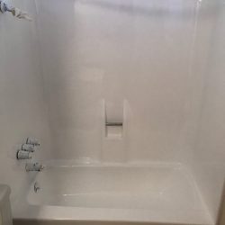 Bathtub/Shower resurfacing after - NuFinishPro