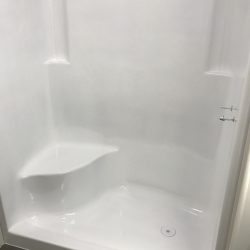 Shower stall resurfacing after - NuFinishPro