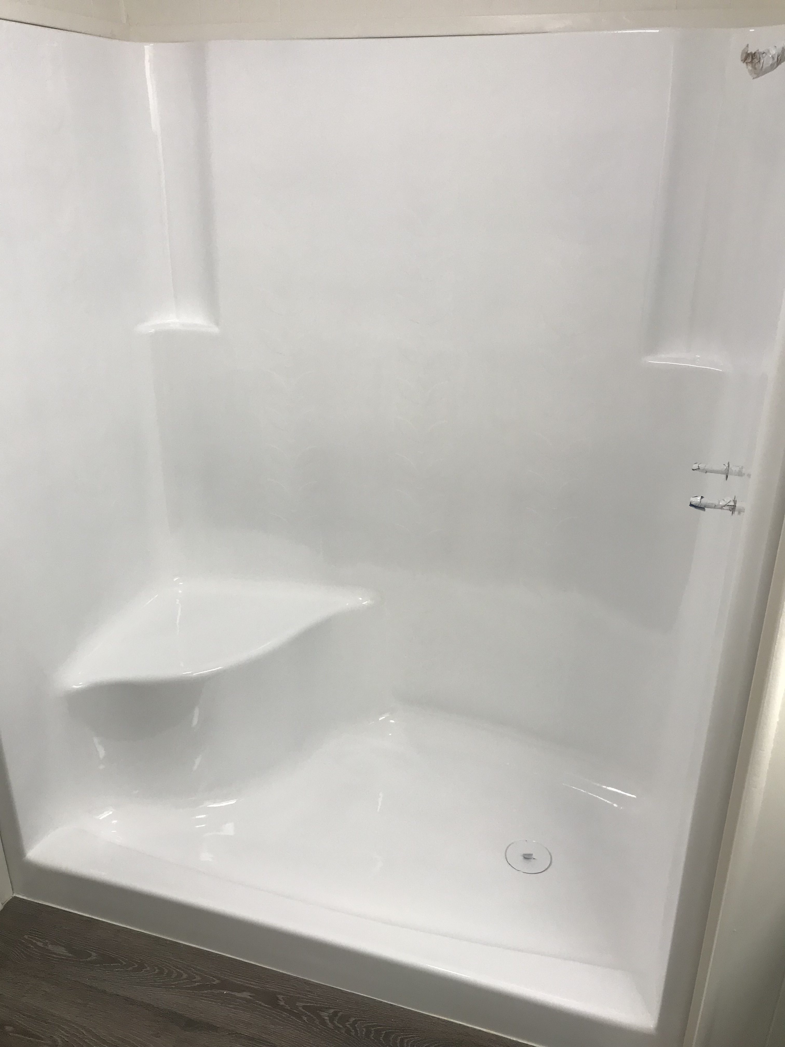 Shower stall shower resurfacing after - NuFinishPro