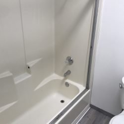 Shower stall shower resurfacing before - NuFinishPro