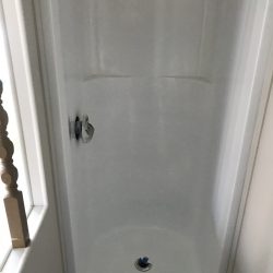 Shower resurfacing the shower stall after - NuFinishPro