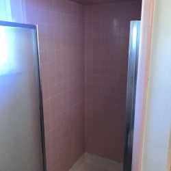 Shower resurfacing and tile resurfacing before - NuFinishPro