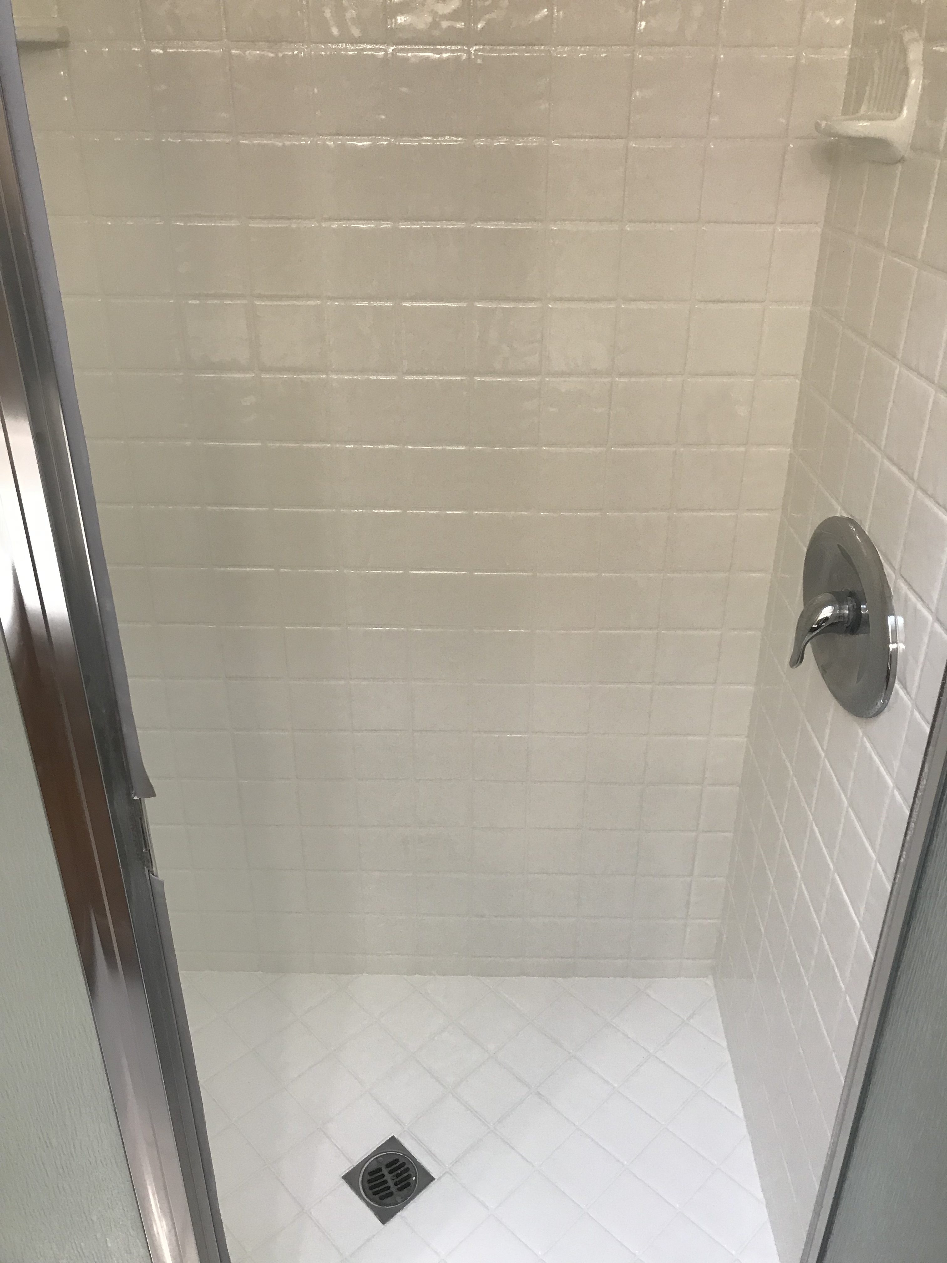 Shower resurfacing tile resurfacing after - NuFinishPro