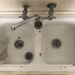 Sink re-glazing, and spot repairs before work done- NuFinishPro