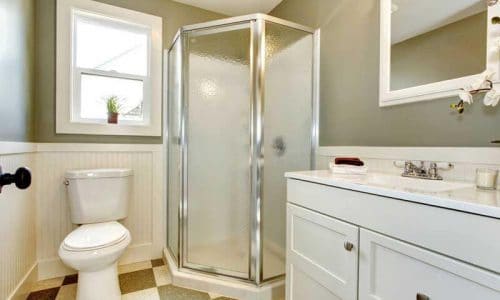 Hotel shower resurfacing, bathroom refinishing - NuFinishPro